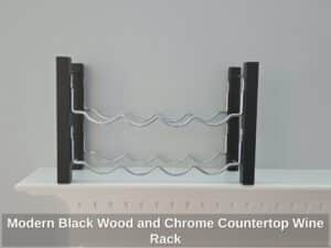 Modern-Black-Wood-and-Chrome-Countertop-Wine-Rack-Copy-2