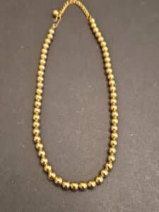 Napier-Gold-Tone-Graduated-Bead-Necklace
