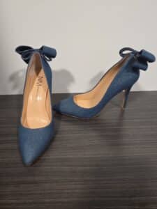 Neiman-Marcus-Blue-Denim-Bow-Stiletto-Pumps