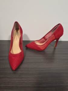 Neiman-Marcus-Red-Mesh-Pointed-Toe-Pumps