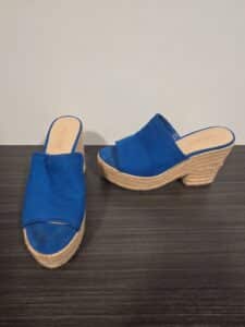 Nine-West-Blue-Suede-Espadrille-Wedge-Mules