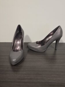 Nine-West-Grey-Faux-Snakeskin-Platform-Pumps