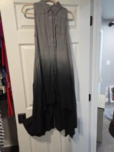 OSO-Casual-Dress-Tencel-Dip-Dye-Sleeveless-Hi-Lo-Collared-Ombre-Chambray-Dress