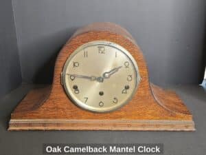 Oak-Camelback-Mantel-Clock