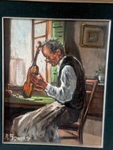 Oil-Painting-of-a-Violin-Maker-by-A.-Soueli-dated-second-image