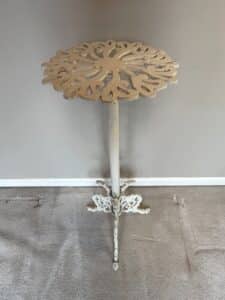 Ornate-Cast-Iron-Plant-Stand-with-Sunburst-Top