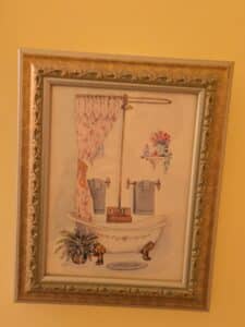 Peggy-Abrams-Tubs-With-Curtains-and-Pedestal-Sink-Framed-Bathroom-Prints-Set-of-second-image