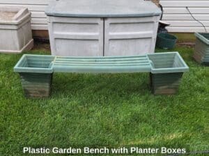 Plastic-Garden-Bench-with-Planter-Boxes
