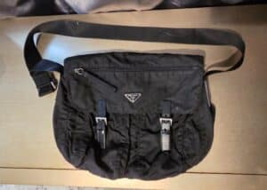 Prada-Tessuto-Nylon-Double-Buckle-Messenger-Bag