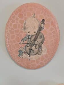 Precious-Moments-Little-Musician-Oval-Plaque
