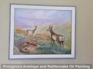 Pronghorn-Antelope-and-Rattlesnake-Oil-Painting
