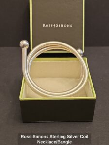 Ross-Simons-Sterling-Silver-Coil-Necklace-or-Bangle