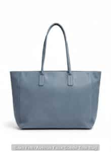 Saks-Fifth-Avenue-Faux-Suede-Tote-Bag