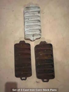 Set-of-Cast-Iron-Corn-Stick-Pans