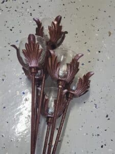 Set-of-Fleur-de-lis-Garden-Torches-second-image