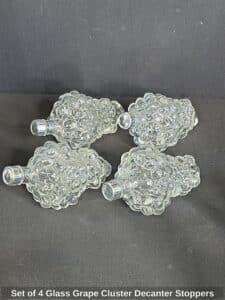Set-of-Glass-Grape-Cluster-Decanter-Stoppers