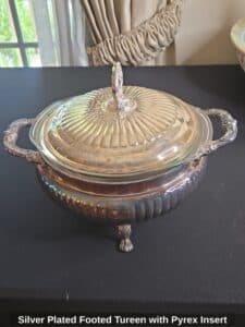 Silver-Plated-Footed-Tureen-with-Pyrex-Insert