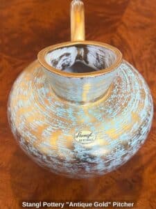 Stangl-Pottery-Antique-Gold-Pitcher-B-second-image
