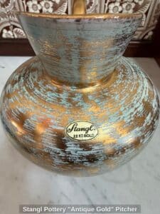 Stangl-Pottery-Antique-Gold-Pitcher-second-image