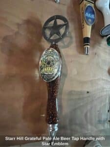 Starr-Hill-Grateful-Pale-Ale-Beer-Tap-Handle-with-Star-Emblem