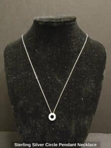 Sterling-Silver-Circle-Pendant-Necklace