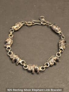 Sterling-Silver-Elephant-Link-Bracelet