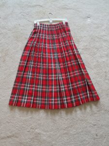 Talbots-Plaid-Pleated-Skirt-with-Metallic-Gold-Thread-Copy