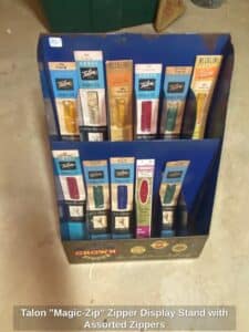 Talon-Magic-Zip-Zipper-Display-Stand-with-Assorted-Zippers