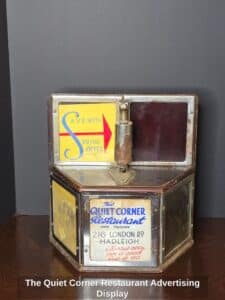 The-Quiet-Corner-Restaurant-Advertising-Display