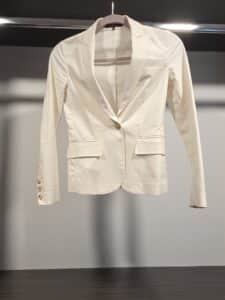 Theory-Womens-White-Cotton-Elastane-Single-Button-Blazer