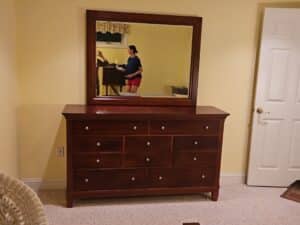 Thomasville-Cherry-Dresser-with-Mirror-third-image