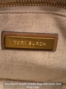 Tory-Burch-Suede-Saddle-Bag-with-Gold-Tone-Ring-Logo-fourth-image