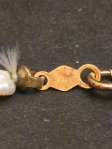 Two-Strand-Freshwater-Pearl-Necklace-and-Bracelet-Set-with-k-Gold-Beads-and-Amethyst-Accents-fourth-image