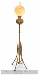 Victorian-Brass-Piano-Lamp-with-Hand-Painted-Glass-Shade