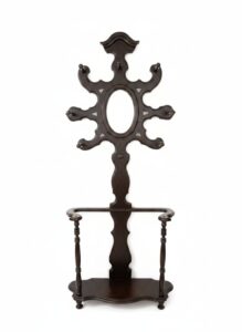 Victorian-Walnut-Hall-Tree-with-Mirror-and-Umbrella-Stand-Medusa-Style