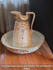 Victorian-Wash-Basin-and-Pitcher-Set-with-Double-Spout
