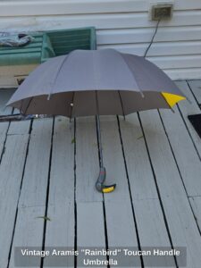 Vintage-Aramis-Rainbird-Toucan-Handle-Umbrella-second-image