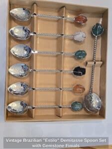 Vintage-Brazilian-Estilo-Demitasse-Spoon-Set-with-Gemstone-Finials-Copy