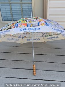 Vintage-Caller-Times-Comic-Strip-Umbrella-second-image