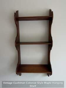 Vintage-Cushman-Colonial-Style-Maple-Hanging-Shelf