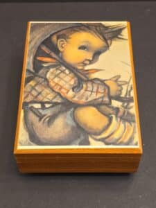 Vintage-Hummel-Music-Box-with-Child-Illustration