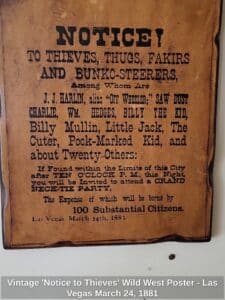 Vintage-Notice-to-Thieves-Wild-West-Poster-Las-Vegas-March-