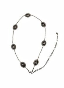 Vintage-Rhinestone-and-Cabochon-Chain-Belt