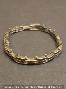Vintage-Sterling-Silver-Multi-Link-Bracelet