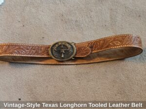 Vintage-Style-Texas-Longhorn-Tooled-Leather-Belt