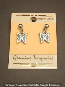 Vintage-Turquoise-Butterfly-Dangle-Earrings