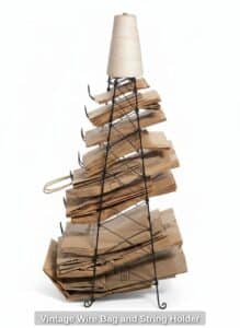 Vintage-Wire-Bag-and-String-Holder