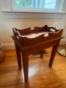 Vintage-Wooden-Butlers-Tray-Table