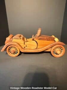 Vintage-Wooden-Roadster-Model-Car