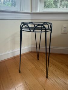 Vintage-Wrought-Iron-Plant-Stand